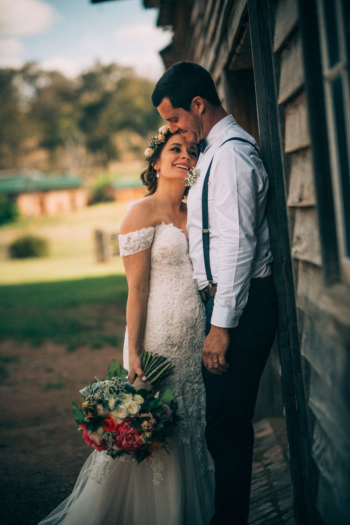 belgenny farm wedding portrait